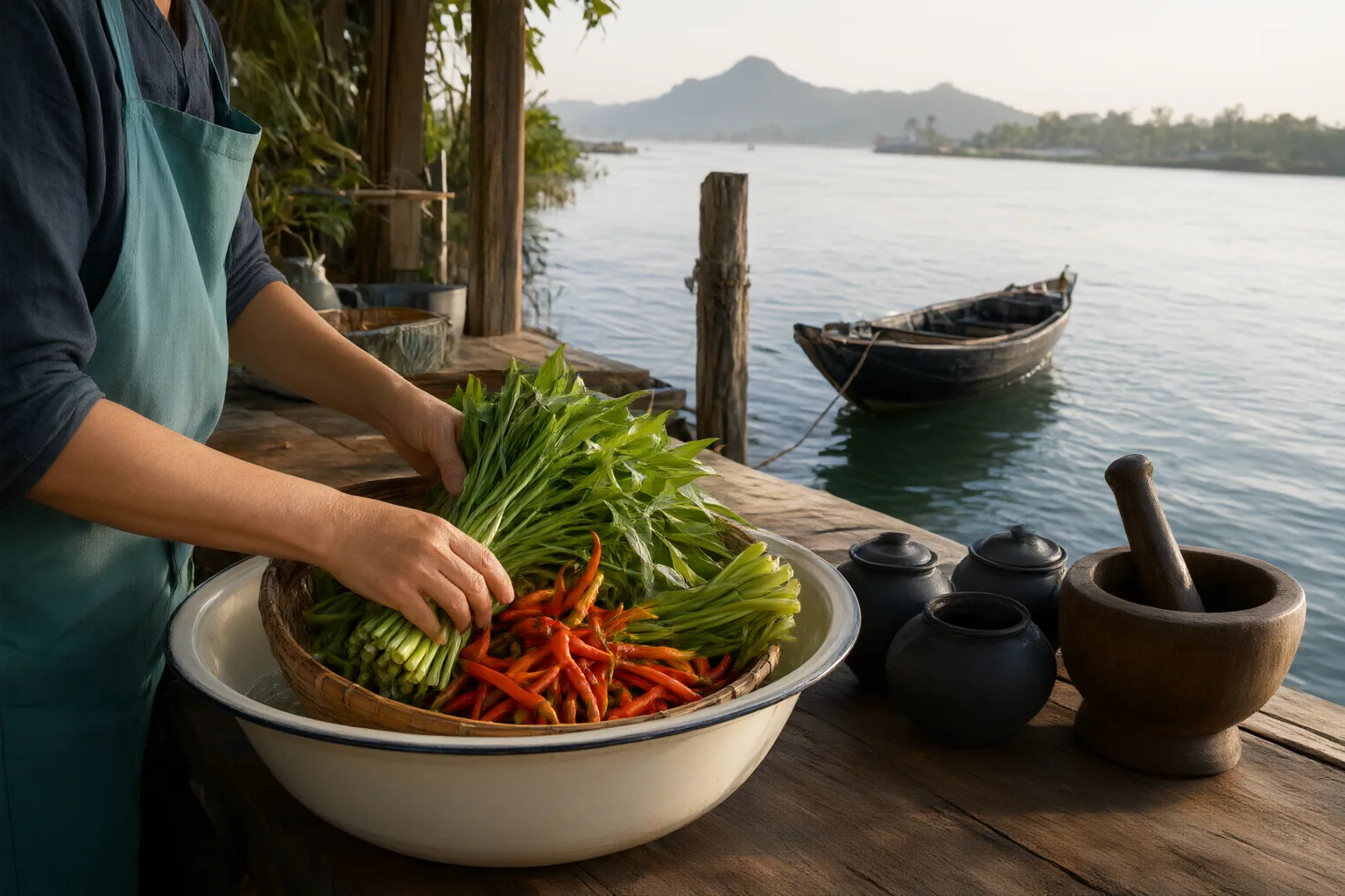 Editorial scene showing practical next steps for An Giang Travel Guide: Mainland Places, Local Food, and Trip Planning