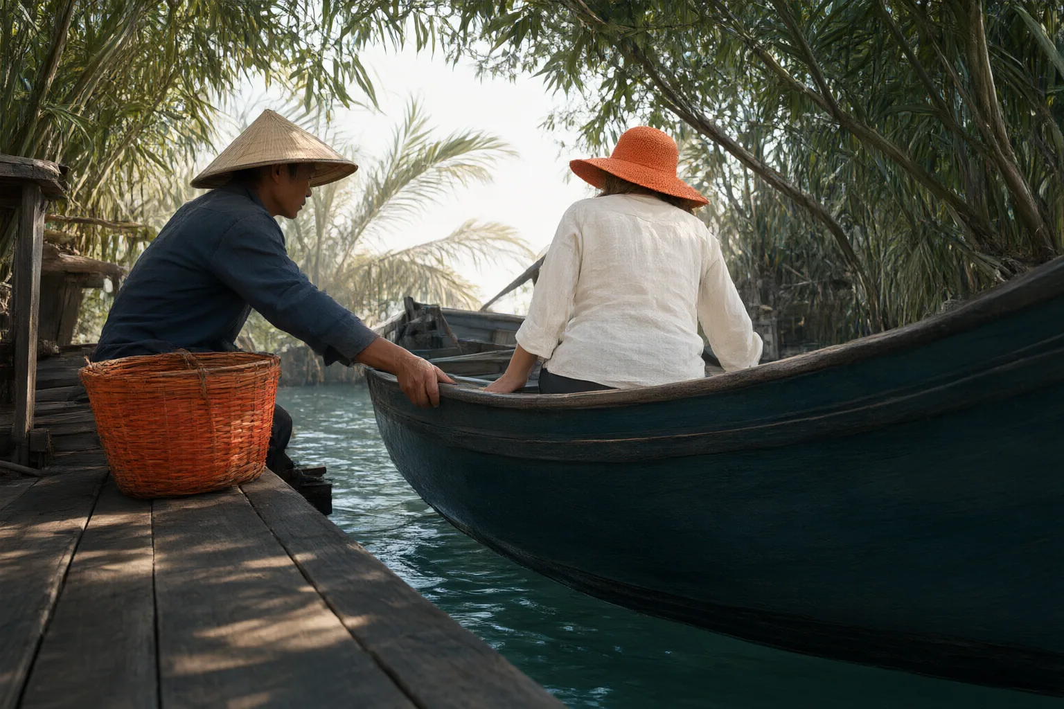 Editorial scene showing practical next steps for How to Choose a Mekong Delta Boat Experience for a Single Day