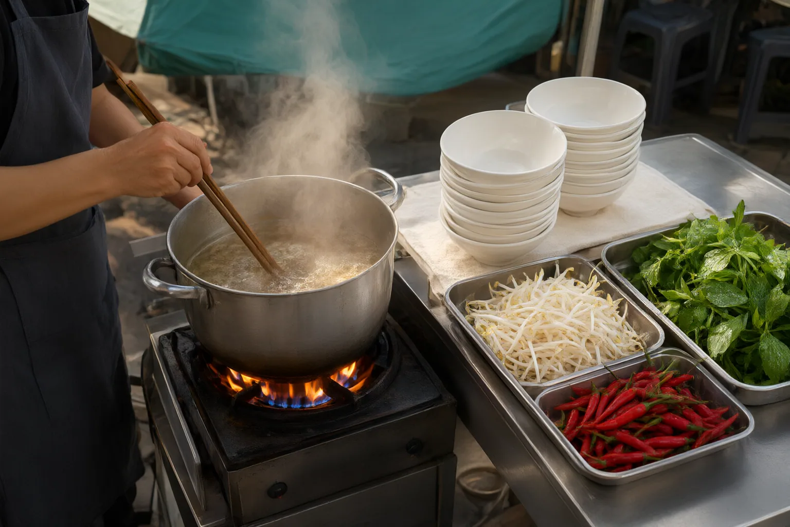 Editorial scene showing practical next steps for How to Evaluate Hygiene When Choosing Street-Food Stalls in Vietnam