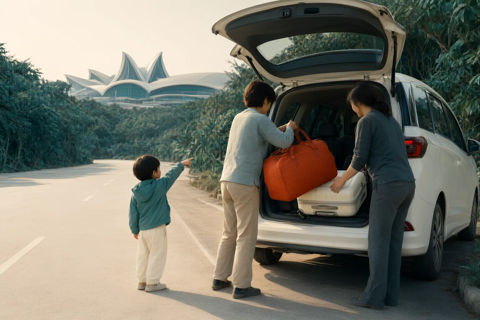 Editorial scene showing practical next steps for Long Thành International Airport: What Independent Travelers and Families Should Consider When Planning a Vietnam Trip