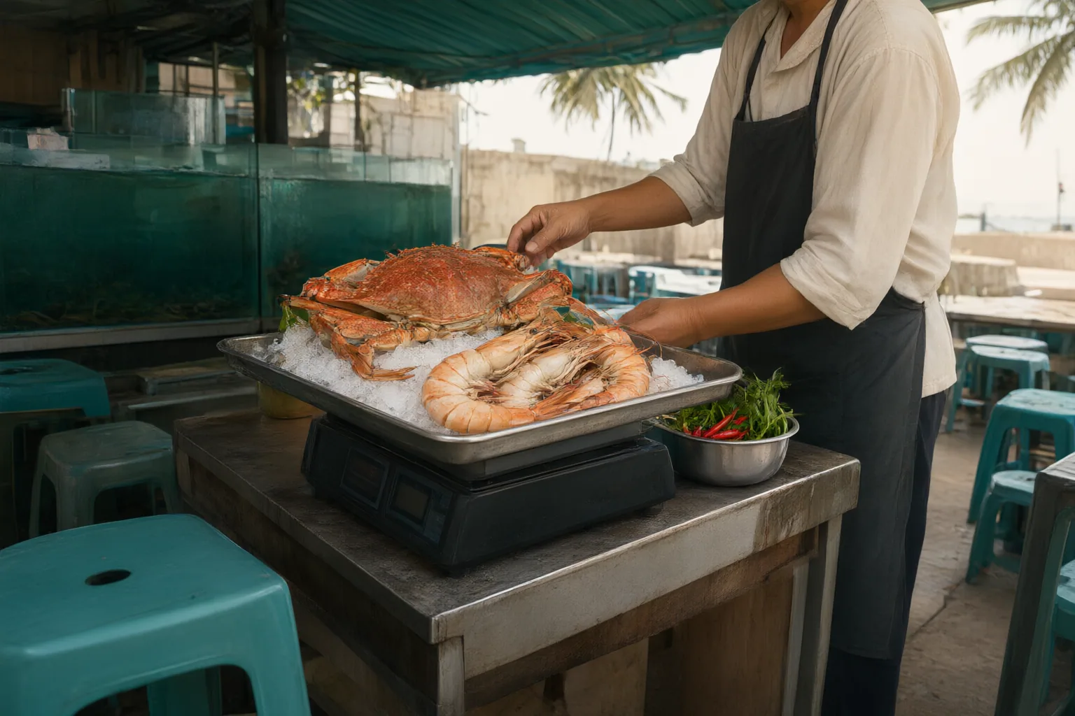 Original editorial hero image for Ordering Seafood by Weight at Coastal Eateries in Vietnam