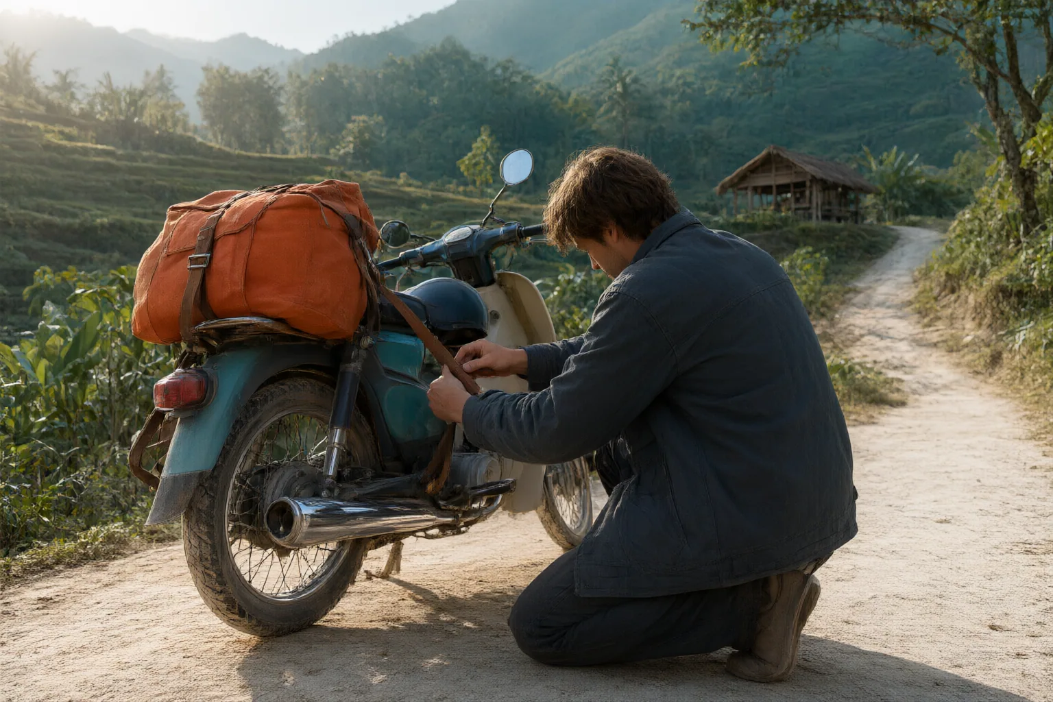 Editorial scene showing practical next steps for Traveling Vietnam by Xe Máy: What Independent Travelers Should Clarify Before a Trip