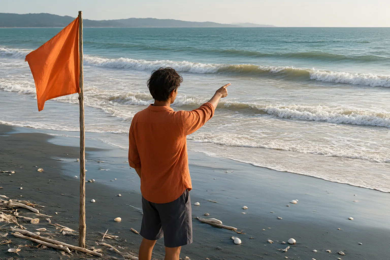 Editorial scene showing practical next steps for Beach Safety Flags in Vietnam: How to Read Warnings, Swimming Zones, and Rip-Current Clues