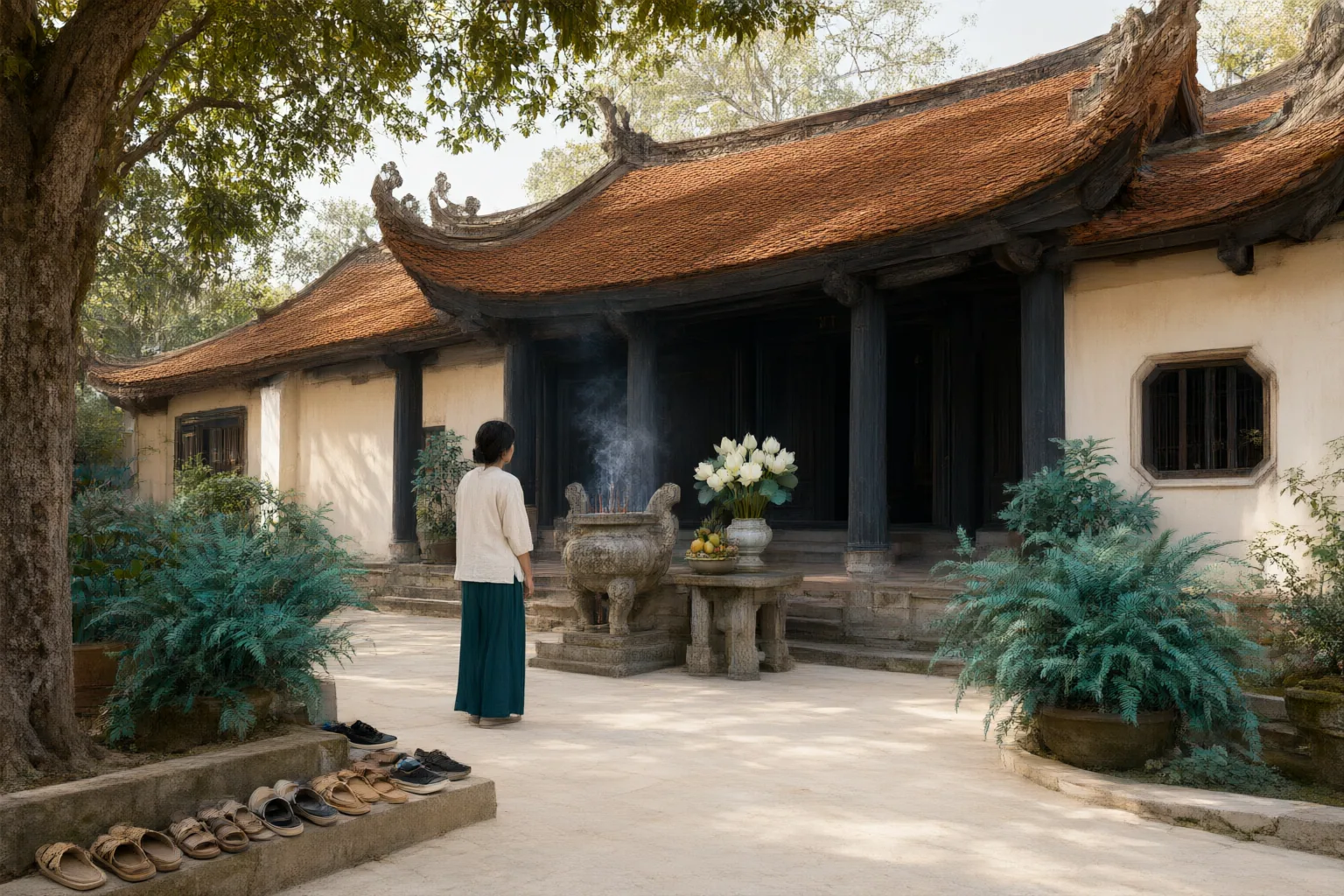 Original editorial hero image for Entering a Vietnamese Pagoda: Clothing, Photography, Offerings, and Quiet Conduct