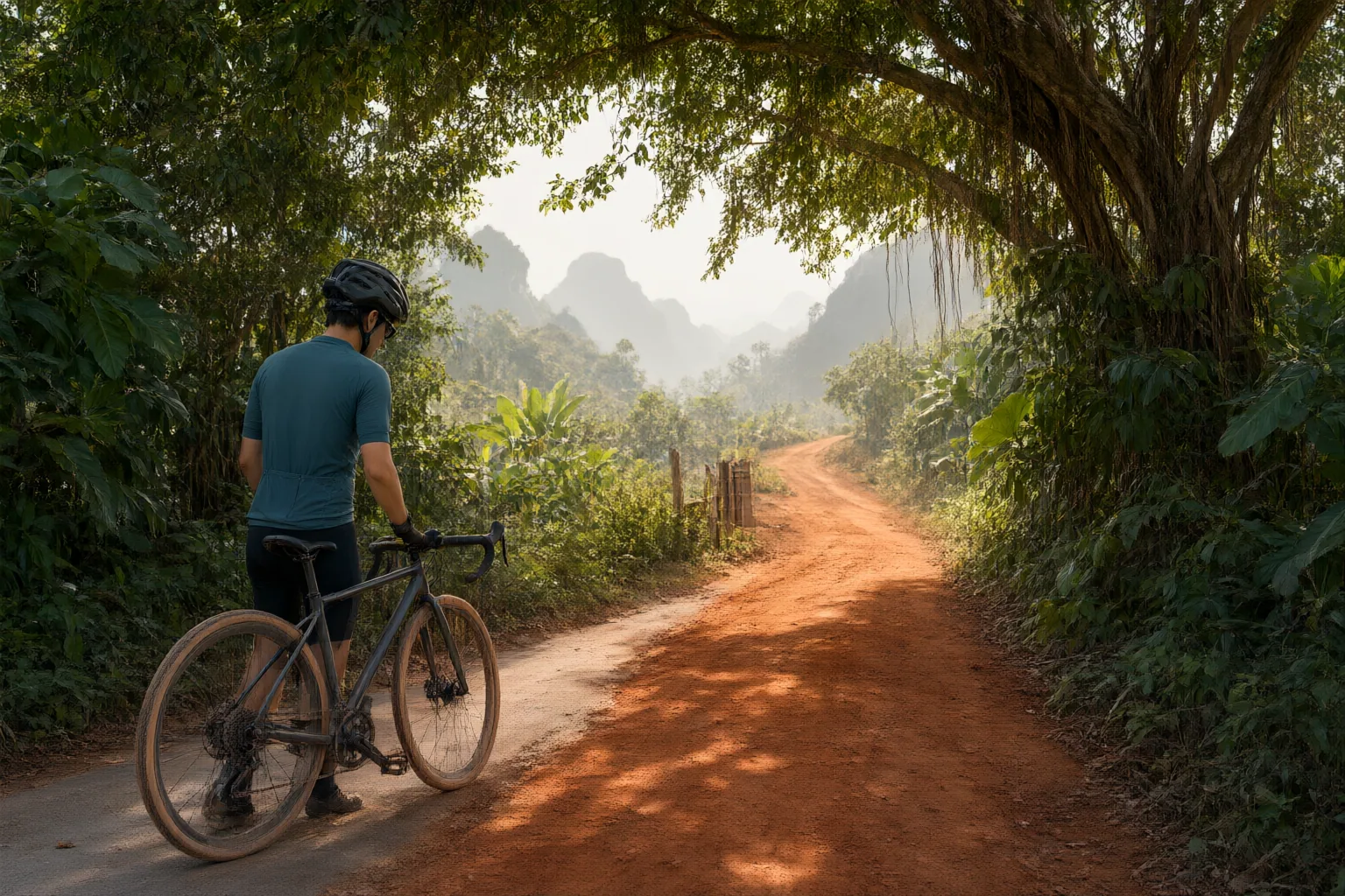 Editorial scene showing practical next steps for How to Assess a Rural Cycling Route in Vietnam Before You Ride