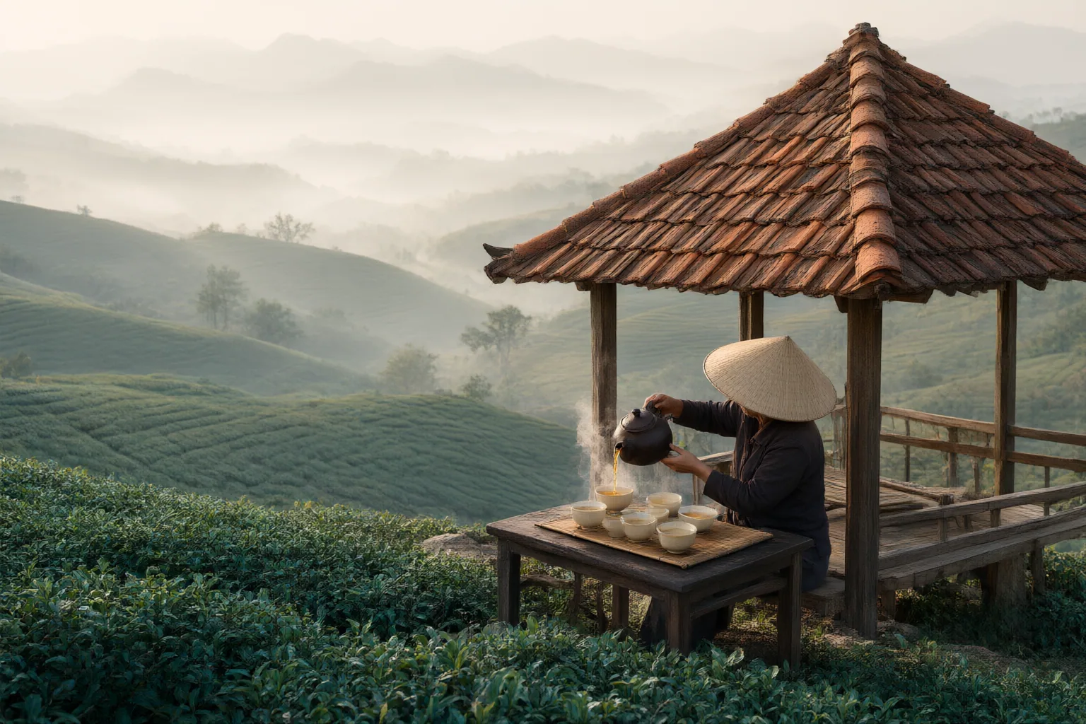 Original editorial hero image for How to Compare Vietnamese Tea Tasting and Tea-Growing Experiences